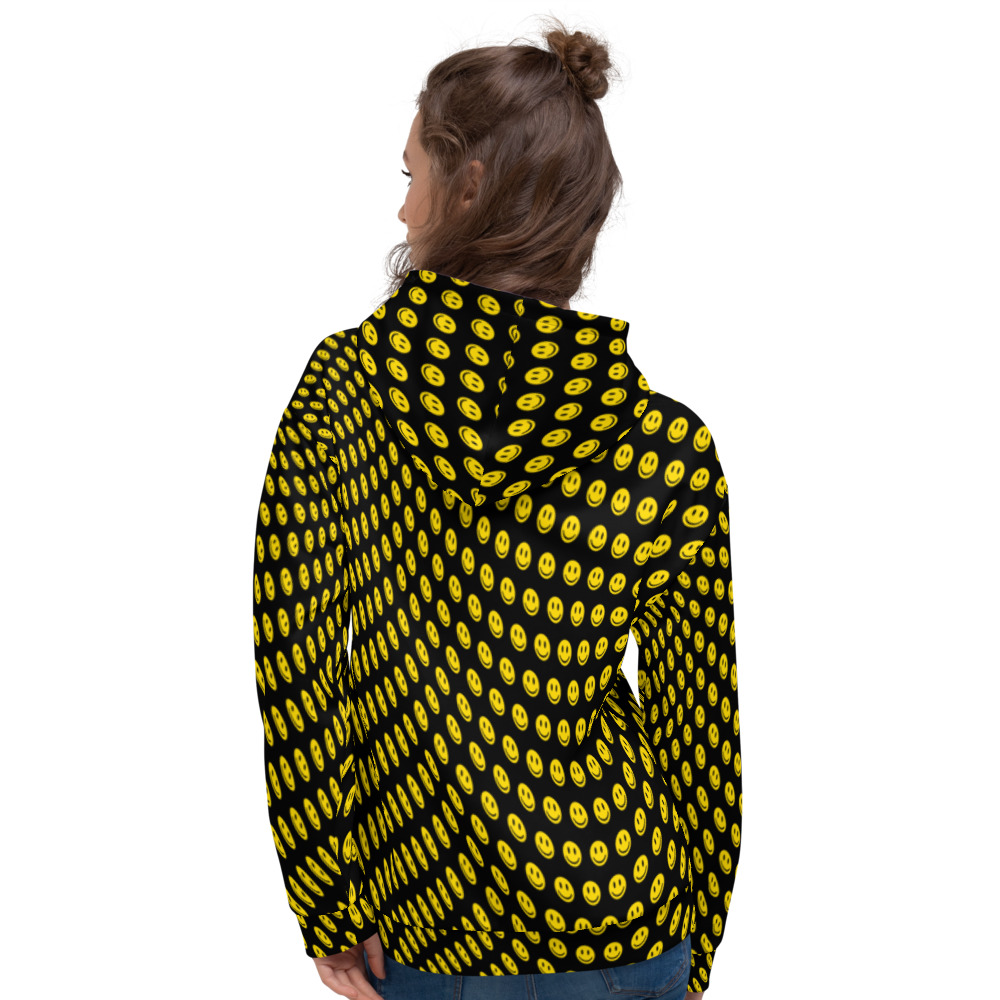 Twisted rave face hoodie back 3